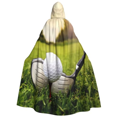 JEJEA Kapuzenumhang mit Golfball-Aufdruck, langer Umhang für Weihnachten, Halloween, Kostüme, Kapuzenumhang, Maskerade JEJEA Kapuzenumhang mit Golfball-Aufdruck, langer Umhang für Weihnachten, Halloween, Kostüme, Kapuzenumhang, Maskerade von JEJEA