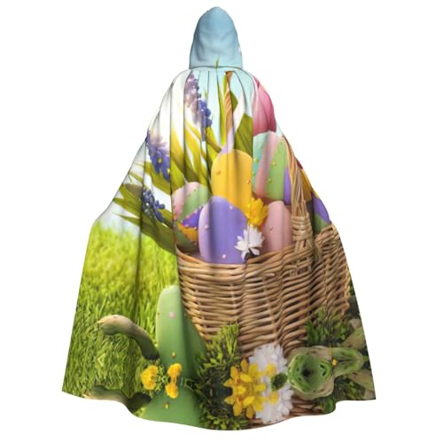 JEJEA Kapuzenumhang mit Ostereier-Aufdruck, langer Umhang für Weihnachten, Halloween, Kostüme, Kapuzenumhang, Maskerade JEJEA Kapuzenumhang mit Ostereier-Aufdruck, langer Umhang für Weihnachten, Halloween, Kostüme, Kapuzenumhang, Maskerade von JEJEA
