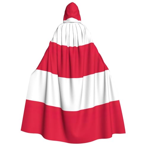 JEJEA Kapuzenumhang mit polnischer Flagge, langer Umhang für Weihnachten, Halloween, Kostüme, Kapuzenumhang, Maskerade JEJEA Kapuzenumhang mit polnischer Flagge, langer Umhang für Weihnachten, Halloween, Kostüme, Kapuzenumhang, Maskerade von JEJEA