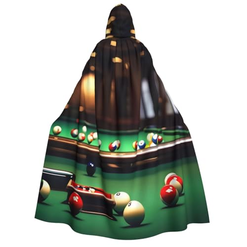 JEJEA Langer Umhang mit Billard-Druck, für Weihnachten, Halloween, Umhang, Kostüme, Kapuzenumhang, Maskerade JEJEA Langer Umhang mit Billard-Druck, für Weihnachten, Halloween, Umhang, Kostüme, Kapuzenumhang, Maskerade von JEJEA