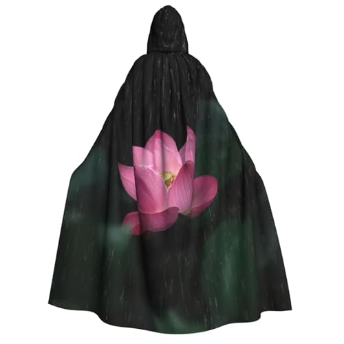 JEJEA Langer Umhang mit Lotusblumen-Aufdruck, für Weihnachten, Halloween, Umhang, Kostüme, Kapuzenumhang, Maskerade JEJEA Langer Umhang mit Lotusblumen-Aufdruck, für Weihnachten, Halloween, Umhang, Kostüme, Kapuzenumhang, Maskerade von JEJEA