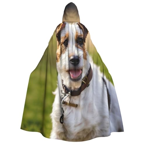 JEJEA Langer Umhang mit süßem Hundeaufdruck, für Weihnachten, Halloween, Kostüme, Kapuzenumhang, Maskerade JEJEA Langer Umhang mit süßem Hundeaufdruck, für Weihnachten, Halloween, Kostüme, Kapuzenumhang, Maskerade von JEJEA