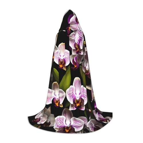 JEJEA Orchideen-Druck, Halloween, Cosplay, Weihnachten, Party, Outfits, Zauberer-Robe, Halloween, Umhang, Mittelalter-Renaissance JEJEA Orchideen-Druck, Halloween, Cosplay, Weihnachten, Party, Outfits, Zauberer-Robe, Halloween, Umhang, Mittelalter-Renaissance von JEJEA