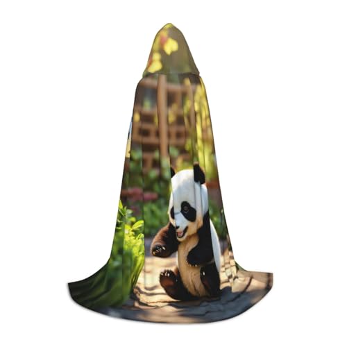 JEJEA Panda-Druck, Halloween, Cosplay, Weihnachten, Party, Outfits, Zauberer-Robe, Halloween, Umhang, Mittelalter-Renaissance JEJEA Panda-Druck, Halloween, Cosplay, Weihnachten, Party, Outfits, Zauberer-Robe, Halloween, Umhang, Mittelalter-Renaissance von JEJEA