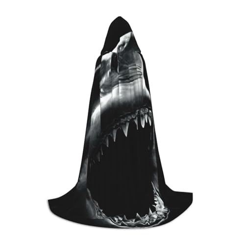 JEJEA Shark1 Halloween-Umhang, Cosplay, Weihnachten, Party, Outfit, Zauberer, Robe, Halloween, Umhang, Mittelalterliche Renaissance JEJEA Shark1 Halloween-Umhang, Cosplay, Weihnachten, Party, Outfit, Zauberer, Robe, Halloween, Umhang, Mittelalterliche Renaissance von JEJEA