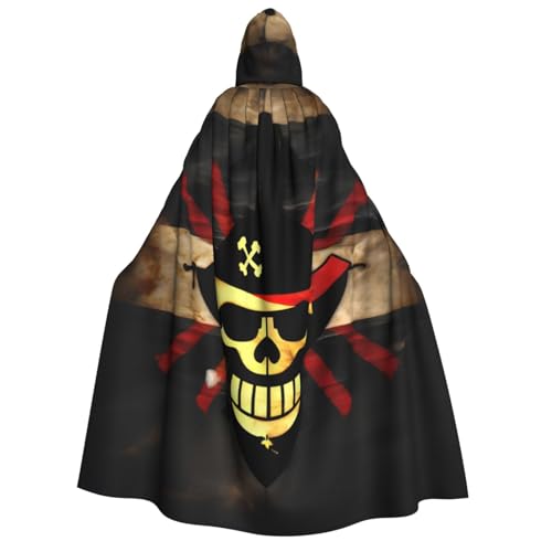 JEJEA Umhang mit Piratenflagge, langer Umhang für Weihnachten, Halloween, Kostüme, Kapuzenumhang, Maskerade JEJEA Umhang mit Piratenflagge, langer Umhang für Weihnachten, Halloween, Kostüme, Kapuzenumhang, Maskerade von JEJEA