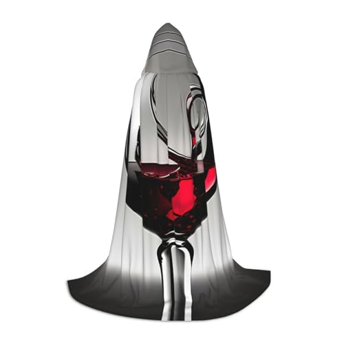 JEJEA Weinglas-Druck, Halloween, Cosplay, Weihnachten, Party, Outfits, Zauberer, Robe, Halloween, Umhang, Mittelalterliche Renaissance JEJEA Weinglas-Druck, Halloween, Cosplay, Weihnachten, Party, Outfits, Zauberer, Robe, Halloween, Umhang, Mittelalterliche Renaissance von JEJEA