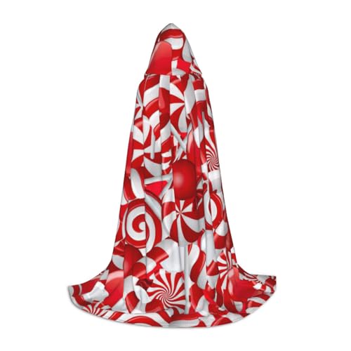 JEJEA Zuckerstangen-Druck, Halloween, Cosplay, Weihnachten, Party, Outfits, Zauberer-Robe, Halloween, Umhang, Mittelalter-Renaissance JEJEA Zuckerstangen-Druck, Halloween, Cosplay, Weihnachten, Party, Outfits, Zauberer-Robe, Halloween, Umhang, Mittelalter-Renaissance von JEJEA