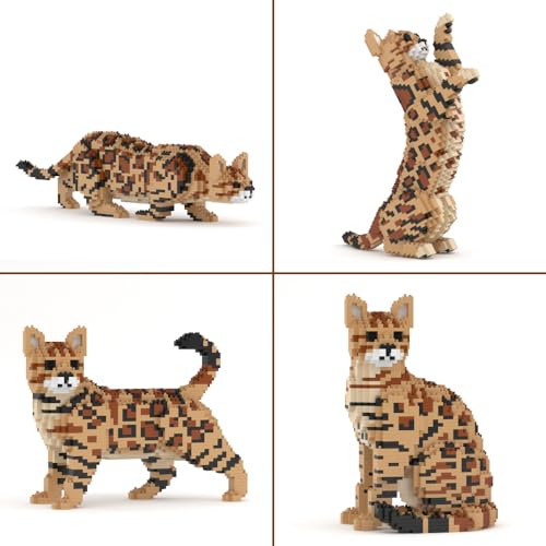JEKCA Bengal Cat 01S-M01 Kunststoffbausteine für Katzen ab 14 Jahren von JEKCA