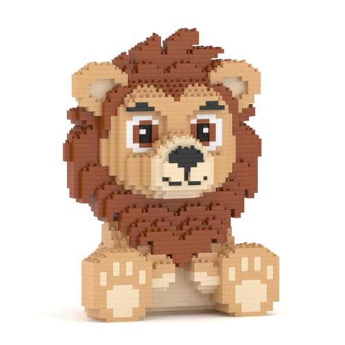 JEKCA Blocky Lion 01S | Tierbausteine aus Kunststoff | Ab 14 Jahren von JEKCA