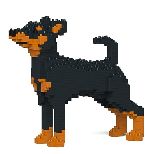 JEKCA | Miniature Pinscher 01S-M01 - Baustein-Set, Skulpturen aus Blöcken, Sammlerstück von JEKCA