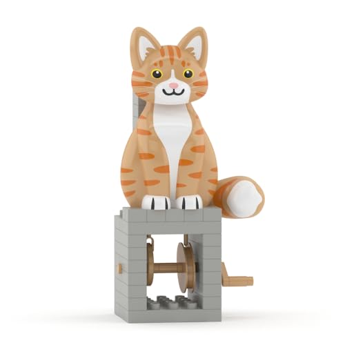 JEKCA Orange getigerte Katze, Automata-Serie, Kunststoff-Bausteine, ab 14 Jahren von JEKCA