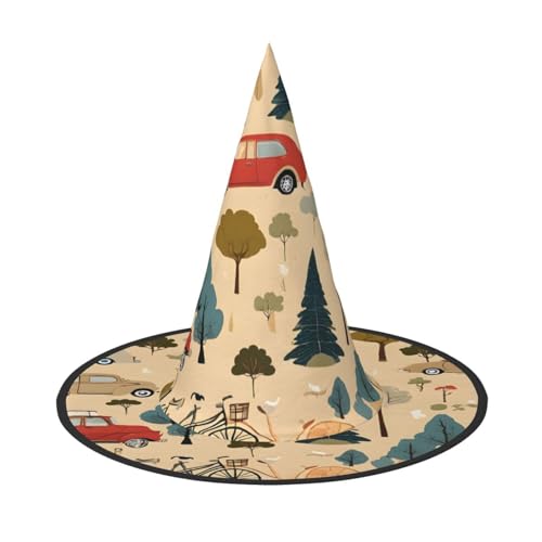 JEKYDOSD Auto- und Fahrradaufdruck, Halloween-Hut, gruseliges Partyzubehör, Karneval, Maskeradebälle JEKYDOSD Auto- und Fahrradaufdruck, Halloween-Hut, gruseliges Partyzubehör, Karneval, Maskeradebälle von JEKYDOSD