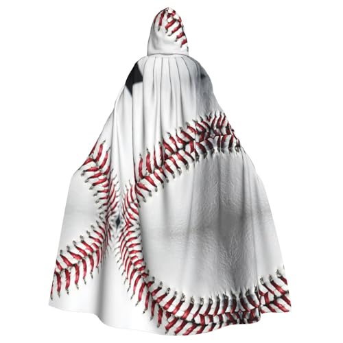 JEKYDOSD Baseball-Umhang mit Kapuze, für Erwachsene, perfekt für Halloween, Rollenspiele, Maskerade und Kostümpartys JEKYDOSD Baseball-Umhang mit Kapuze, für Erwachsene, perfekt für Halloween, Rollenspiele, Maskerade und Kostümpartys von JEKYDOSD