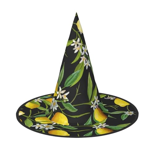 JEKYDOSD Halloween-Hut mit Zitronen- und Blumendruck, gruseliges Party-Accessoire, Karnevals-Maskenbälle JEKYDOSD Halloween-Hut mit Zitronen- und Blumendruck, gruseliges Party-Accessoire, Karnevals-Maskenbälle von JEKYDOSD