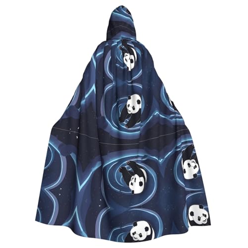 JEKYDOSD Kapuzenumhang für Erwachsene, Panda-Druck, perfekt für Halloween, Rollenspiele, Maskerade und Kostümpartys JEKYDOSD Kapuzenumhang für Erwachsene, Panda-Druck, perfekt für Halloween, Rollenspiele, Maskerade und Kostümpartys von JEKYDOSD