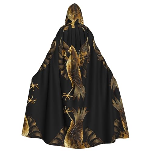 JEKYDOSD Kapuzenumhang für Erwachsene, Phoenix-Druck, perfekt für Halloween, Rollenspiele, Maskerade und Kostümpartys JEKYDOSD Kapuzenumhang für Erwachsene, Phoenix-Druck, perfekt für Halloween, Rollenspiele, Maskerade und Kostümpartys von JEKYDOSD