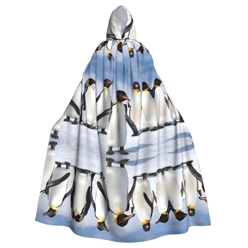 JEKYDOSD Kapuzenumhang für Erwachsene, Pinguin-Druck, perfekt für Halloween, Rollenspiele, Maskerade und Kostümpartys JEKYDOSD Kapuzenumhang für Erwachsene, Pinguin-Druck, perfekt für Halloween, Rollenspiele, Maskerade und Kostümpartys von JEKYDOSD