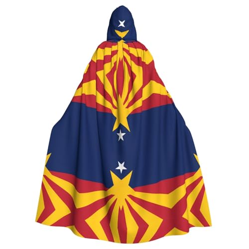 JEKYDOSD Kapuzenumhang mit Arizona-Flagge, perfekt für Halloween, Rollenspiele, Maskerade und Kostümpartys JEKYDOSD Kapuzenumhang mit Arizona-Flagge, perfekt für Halloween, Rollenspiele, Maskerade und Kostümpartys von JEKYDOSD