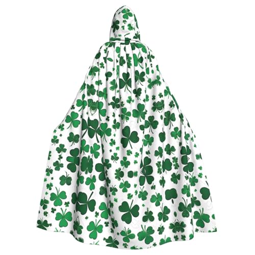 JEKYDOSD Kapuzenumhang mit Aufdruck "Happy St. Patrick's Day", perfekt für Halloween, Rollenspiele, Maskerade und Kostümpartys JEKYDOSD Kapuzenumhang mit Aufdruck "Happy St. Patrick's Day", perfekt für Halloween, Rollenspiele, Maskerade und Kostümpartys von JEKYDOSD