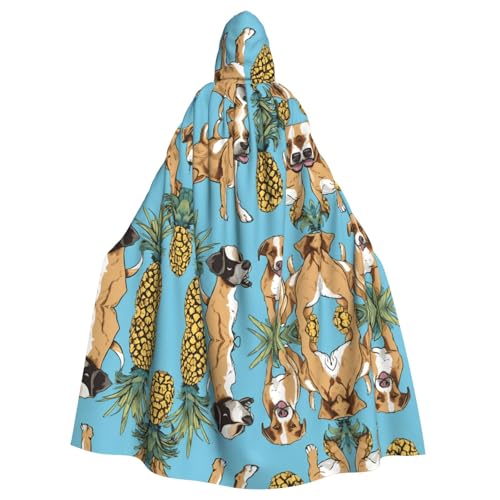 JEKYDOSD Kapuzenumhang mit Chihuahua-Hunde-Ananas-Druck, perfekt für Halloween, Rollenspiele, Maskerade und Kostümpartys JEKYDOSD Kapuzenumhang mit Chihuahua-Hunde-Ananas-Druck, perfekt für Halloween, Rollenspiele, Maskerade und Kostümpartys von JEKYDOSD