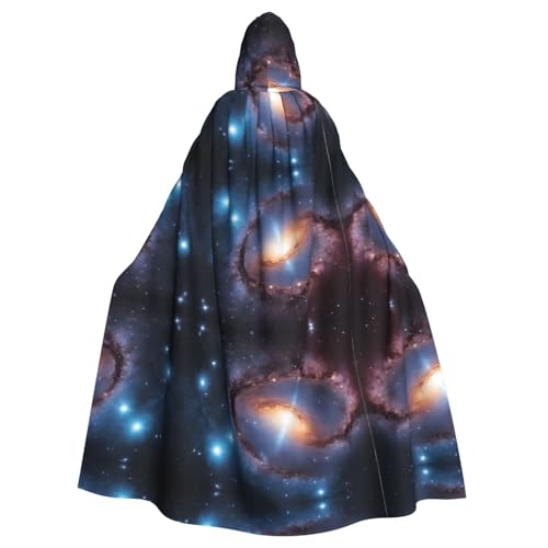 JEKYDOSD Kapuzenumhang mit Galaxie-Druck, perfekt für Halloween, Rollenspiele, Maskerade und Kostümpartys JEKYDOSD Kapuzenumhang mit Galaxie-Druck, perfekt für Halloween, Rollenspiele, Maskerade und Kostümpartys von JEKYDOSD