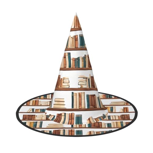 JEKYDOSD Lustige Bücherregal-Kollektion, Druck, Halloween-Hut, gruseliges Party-Accessoire, Karneval, Maskerade-Bälle JEKYDOSD Lustige Bücherregal-Kollektion, Druck, Halloween-Hut, gruseliges Party-Accessoire, Karneval, Maskerade-Bälle von JEKYDOSD