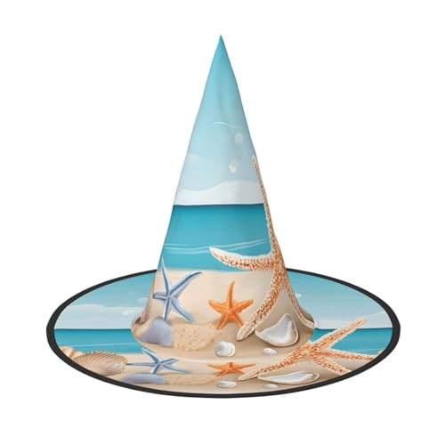 JEKYDOSD Muscheln Sanddruck Halloween Hut Gruseliges Partyzubehör Karneval Maskerade Bälle JEKYDOSD Muscheln Sanddruck Halloween Hut Gruseliges Partyzubehör Karneval Maskerade Bälle von JEKYDOSD