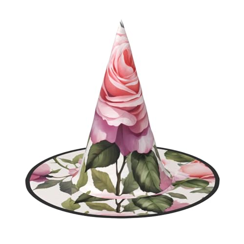 JEKYDOSD Rosess Print Halloween Hut Gruseliges Partyzubehör Karneval Maskerade Bälle JEKYDOSD Rosess Print Halloween Hut Gruseliges Partyzubehör Karneval Maskerade Bälle von JEKYDOSD