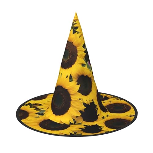 JEKYDOSD Sonnenblumen-Druck, Halloween-Hut, gruseliges Party-Accessoire, Karneval, Maskerade-Bälle JEKYDOSD Sonnenblumen-Druck, Halloween-Hut, gruseliges Party-Accessoire, Karneval, Maskerade-Bälle von JEKYDOSD