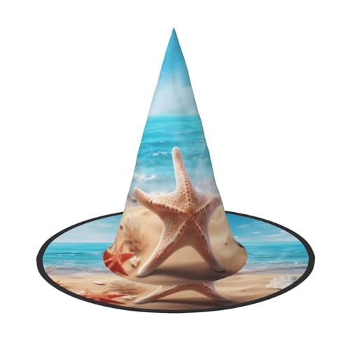 JEKYDOSD Strand-Hut mit Seestern-Druck, gruseliges Party-Accessoire, Karneval, Maskerade-Bälle JEKYDOSD Strand-Hut mit Seestern-Druck, gruseliges Party-Accessoire, Karneval, Maskerade-Bälle von JEKYDOSD