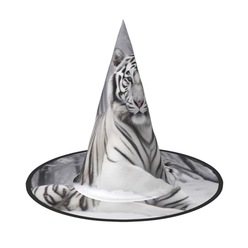 JEKYDOSD The Wild White Tiger Print Halloween Hat Spooky Party Accessory, Carnivals Maskerade Balls JEKYDOSD The Wild White Tiger Print Halloween Hat Spooky Party Accessory, Carnivals Maskerade Balls von JEKYDOSD