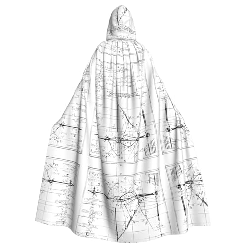 JEKYDOSD Umhang mit Kapuze für Erwachsene, Mathematik, Geometrie, Geek, Taschenrechner, perfekt für Halloween, Rollenspiele, Maskerade und Kostümpartys JEKYDOSD Umhang mit Kapuze für Erwachsene, Mathematik, Geometrie, Geek, Taschenrechner, perfekt für Halloween, Rollenspiele, Maskerade und Kostümpartys von JEKYDOSD