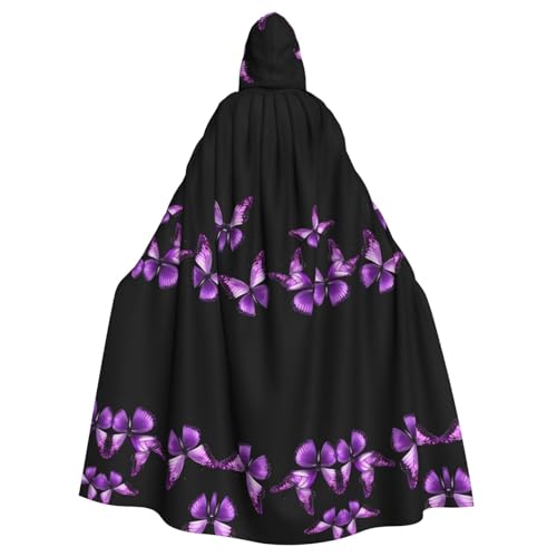 JEKYDOSD Umhang mit Kapuze für Erwachsene, Schmetterlingsmotiv, perfekt für Halloween, Rollenspiele, Maskerade und Kostümpartys JEKYDOSD Umhang mit Kapuze für Erwachsene, Schmetterlingsmotiv, perfekt für Halloween, Rollenspiele, Maskerade und Kostümpartys von JEKYDOSD
