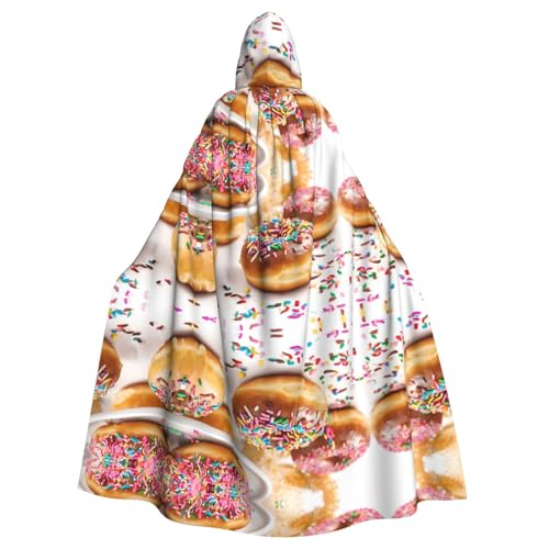 JEKYDOSD Weihnachtlicher Donut-Umhang mit Kapuze für Erwachsene, perfekt für Halloween, Rollenspiele, Maskerade und Kostümpartys JEKYDOSD Weihnachtlicher Donut-Umhang mit Kapuze für Erwachsene, perfekt für Halloween, Rollenspiele, Maskerade und Kostümpartys von JEKYDOSD