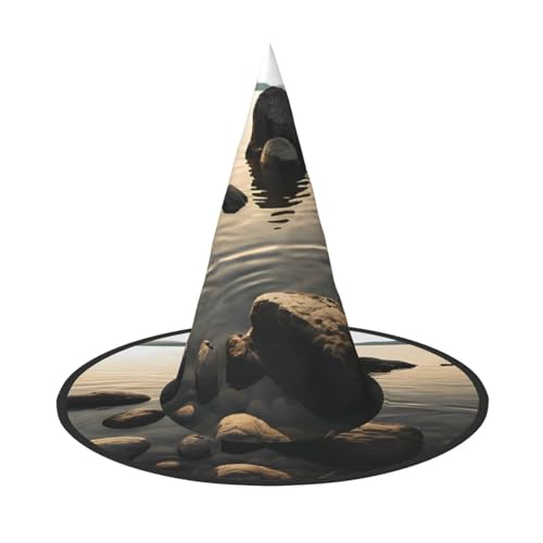 JEKYDOSD Zen Steindruck Halloween Hut Gruseliges Partyzubehör Karneval Maskerade Bälle JEKYDOSD Zen Steindruck Halloween Hut Gruseliges Partyzubehör Karneval Maskerade Bälle von JEKYDOSD