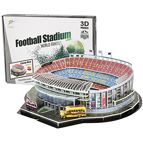 3D Fußballstadion Puzzle Spielzeug Modell Klein Bauen Baukästen (100pcs) von JEMPET