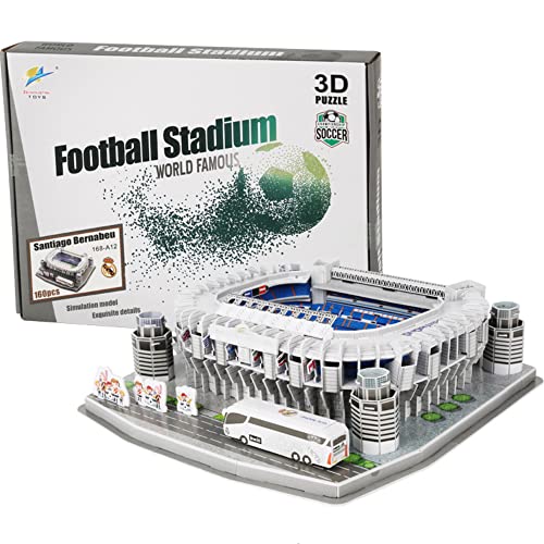 3D Fußballstadion Puzzle Spielzeug Modell Klein Bauen Baukästen (160pcs) von JEMPET