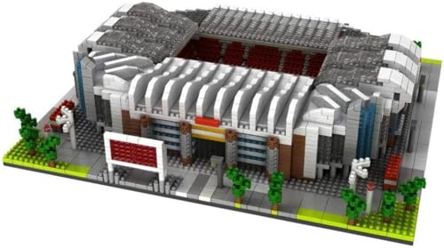 3D-Puzzle Building Fußballstadion des Modell zum Zusammenbau mit Nanoblöcken - Mehr als 3500 Stück (Old Trafford) von JEMPET