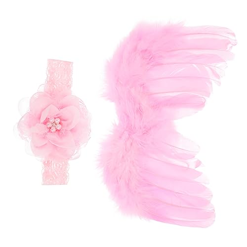 JEWEDECO 1 Satz Entzückendes Baby Fotografie Stirnband Angel Wings Infant Kostüm Requisite JEWEDECO 1 Satz Entzückendes Baby Fotografie Stirnband Angel Wings Infant Kostüm Requisite von JEWEDECO