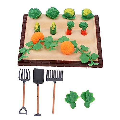 JEWEDECO 1 Satz Miniatur Farm Werkzeug Set Teiliges Modell für Gemüsefeldszene für Puppenhaus Dekoration und Fotografie Detailreich und Leicht für Sammler und von Miniatur Landschaften JEWEDECO 1 Satz Miniatur Farm Werkzeug Set Teiliges Modell für Gemüsefeldszene für Puppenhaus Dekoration und Fotografie Detailreich und Leicht für Sammler und von Miniatur Landschaften von JEWEDECO