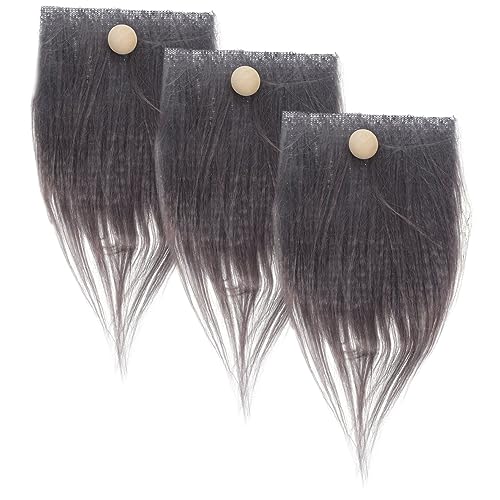 JEWEDECO Zwergenbart-Set Für Puppen DIY Dekoration Flauschig Handgefertigt Zur Verwendung Für Puppen Und Weihnachtsdekoration von JEWEDECO
