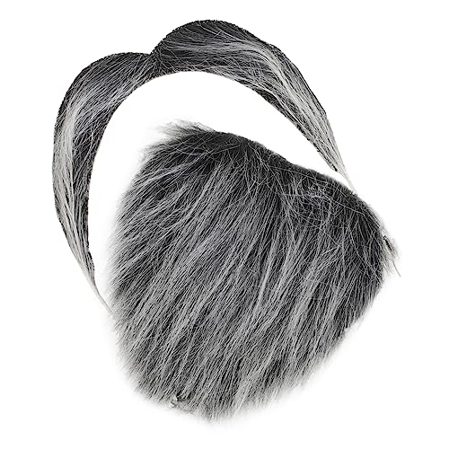 JEWEDECO 1 Set Halloween Opa Falscher Bart Party Schnurrbart Simulierter Bart Schnurrbart Und Bart Kostüm Performance Cosplay Bart Kostüm Schnurrbart Halloween Bart Party Requisiten Bart JEWEDECO 1 Set Halloween Opa Falscher Bart Party Schnurrbart Simulierter Bart Schnurrbart Und Bart Kostüm Performance Cosplay Bart Kostüm Schnurrbart Halloween Bart Party Requisiten Bart von JEWEDECO