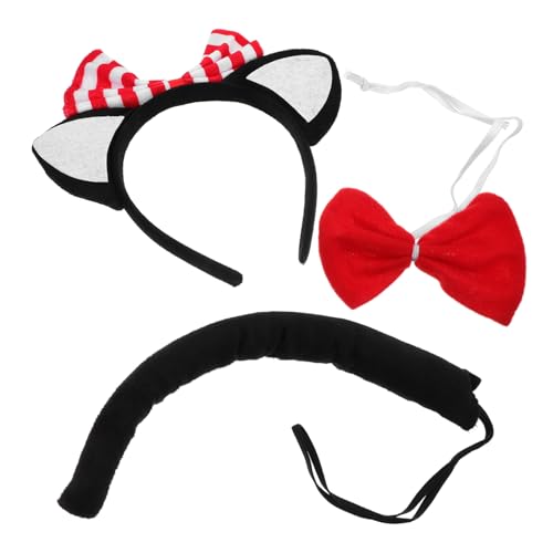 JEWEDECO 1 Set Halloween Schwarzer Katzenanzug Cosplay Haarband Katzenkostüm Tierohr Stirnband Tierkostüm Cosplay Katzenohr Stirnband Katzenohr Haarband Und Katzen Stirnband Und JEWEDECO 1 Set Halloween Schwarzer Katzenanzug Cosplay Haarband Katzenkostüm Tierohr Stirnband Tierkostüm Cosplay Katzenohr Stirnband Katzenohr Haarband Und Katzen Stirnband Und von JEWEDECO