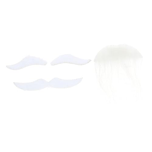 JEWEDECO 1 Set Künstliche Augenbrauen Und Schnurrbart, Dekorativer Schnurrbart, Dekorativer Bart, Karnevalsbart Requisite, Bühnen Performance Bart Simulation, Gefälschter Bären Requisite, JEWEDECO 1 Set Künstliche Augenbrauen Und Schnurrbart, Dekorativer Schnurrbart, Dekorativer Bart, Karnevalsbart Requisite, Bühnen Performance Bart Simulation, Gefälschter Bären Requisite, von JEWEDECO