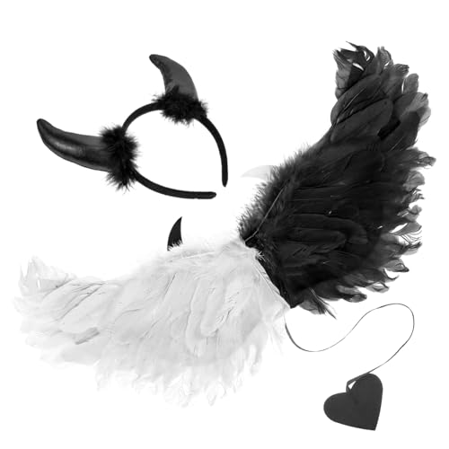JEWEDECO 1 Set Party Flügel Requisite, Flügel Kostüm Requisite, Flügel Requisite Für Halloween, Flügel Zum Anziehen, Flügel Requisite Für Maskerade, Halloween Kostüm Flügel, Cosplay Flügel JEWEDECO 1 Set Party Flügel Requisite, Flügel Kostüm Requisite, Flügel Requisite Für Halloween, Flügel Zum Anziehen, Flügel Requisite Für Maskerade, Halloween Kostüm Flügel, Cosplay Flügel von JEWEDECO