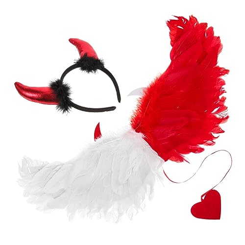JEWEDECO 1 Set Partykostüm Flügel, Cosplay Flügel Requisite, Flügel Requisite Zum Anziehen, Flügel Requisite Für Halloween Flügel Kostüm, Halloween Kostüm Flügel Requisite, Flügel Für von JEWEDECO