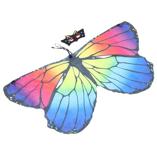 JEWEDECO Kinder Kinder 1 Set Schmetterlingscape Festliches Schmetterlingsmantel Cosplay Zubehör Für JEWEDECO Kinder Kinder 1 Set Schmetterlingscape Festliches Schmetterlingsmantel Cosplay Zubehör Für von JEWEDECO