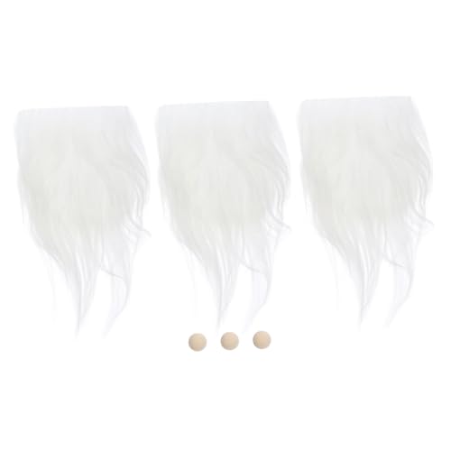 JEWEDECO 1 Set Vorgeschnittener Gnomenbart, Handgefertigte DIY Materialien, Weihnachtsfeiertags Party Dekoration, Basteln Von Gnomenzubehör, Unfertige Holzkugeln, Gnomen Kunstbart, DIY JEWEDECO 1 Set Vorgeschnittener Gnomenbart, Handgefertigte DIY Materialien, Weihnachtsfeiertags Party Dekoration, Basteln Von Gnomenzubehör, Unfertige Holzkugeln, Gnomen Kunstbart, DIY von JEWEDECO