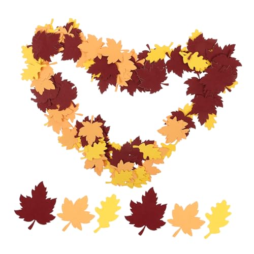 JEWEDECO 100 Stück Ahornblatt Konfetti, Papierkonfetti, Thanksgiving Tischkonfetti, Thanksgiving Wurf Requisiten, Feiertagskonfetti, Thanksgiving Dekorationen, Konfetti Ornamente, JEWEDECO 100 Stück Ahornblatt Konfetti, Papierkonfetti, Thanksgiving Tischkonfetti, Thanksgiving Wurf Requisiten, Feiertagskonfetti, Thanksgiving Dekorationen, Konfetti Ornamente, von JEWEDECO